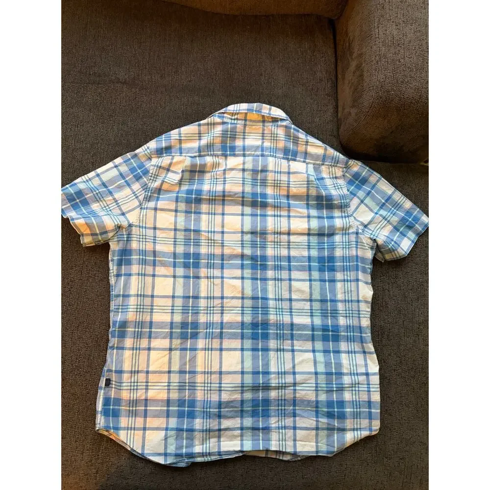 Náutica Blue Sail Classic Fit Stretch Men’s Button Up Shirt Size Large